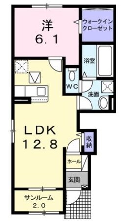 伊那北駅 徒歩36分 1階の物件間取画像